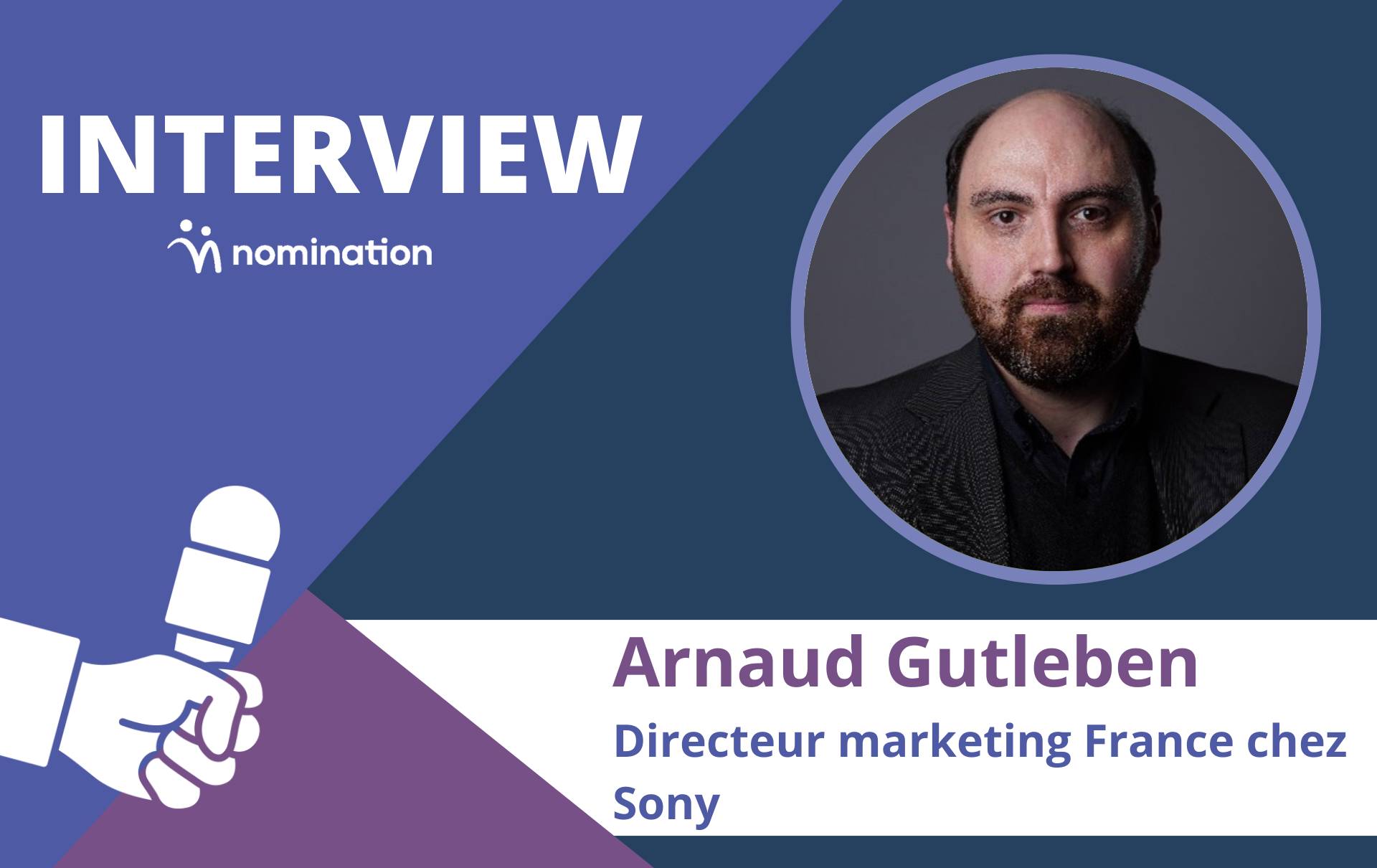 Arnaud Gutleben, directeur marketing France chez Sony