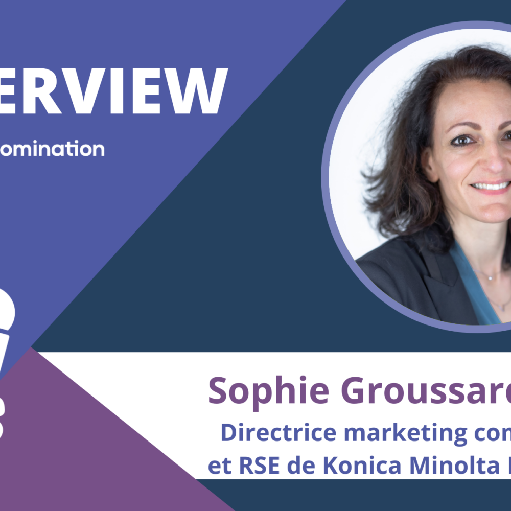 Sophie Groussard, directrice marketing communication et RSE de Konica Minolta France